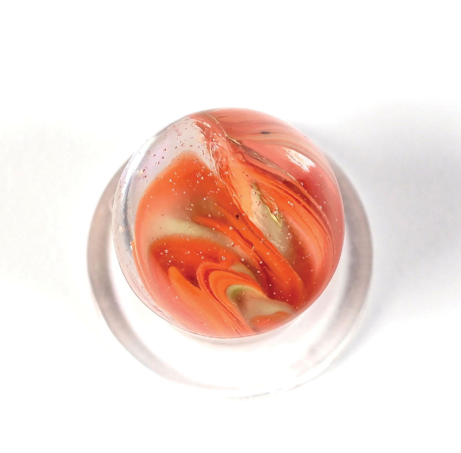 CHRISTENSEN AGATE CYCLONE MARBLE - 4