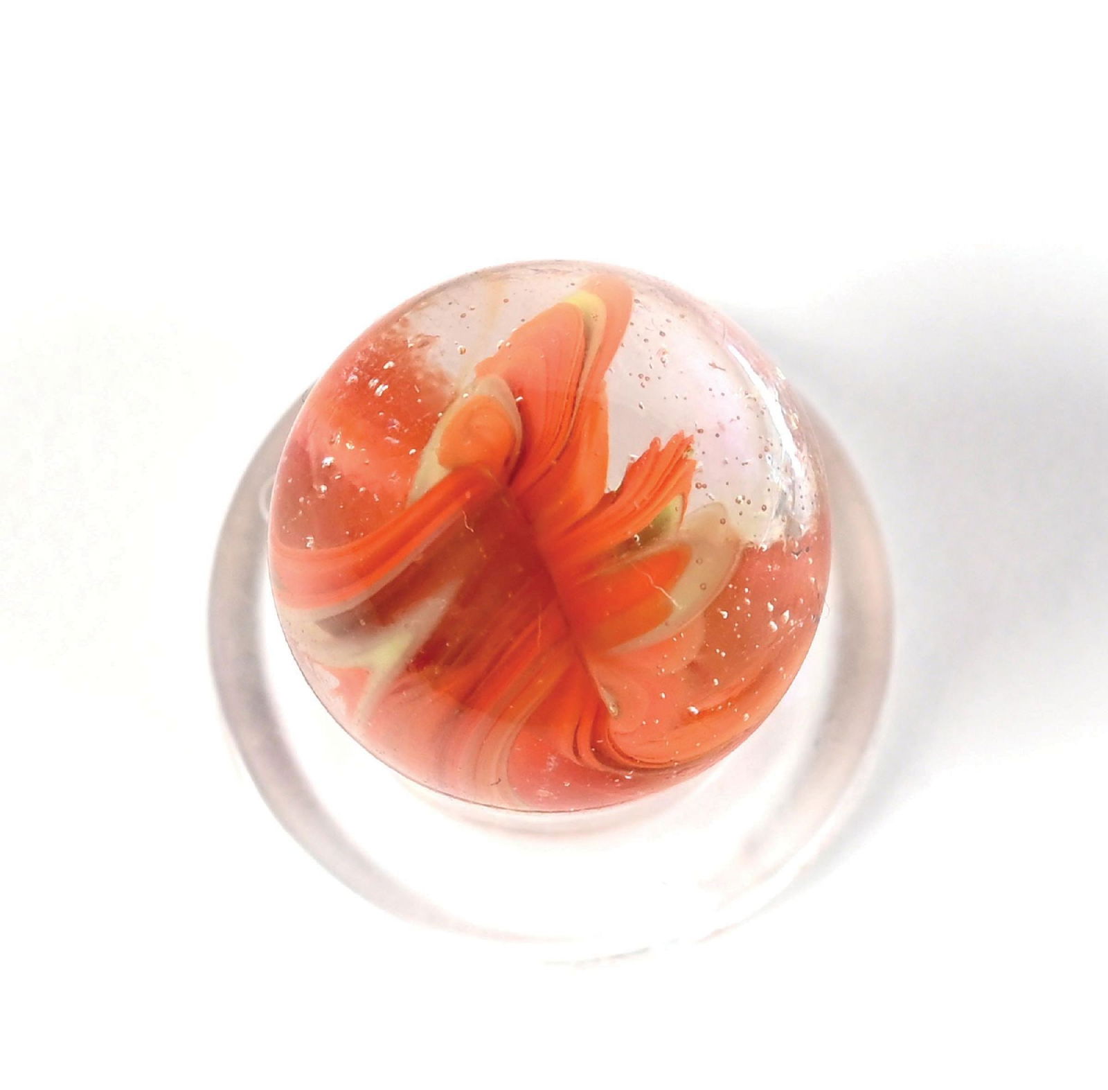 CHRISTENSEN AGATE CYCLONE MARBLE - 5