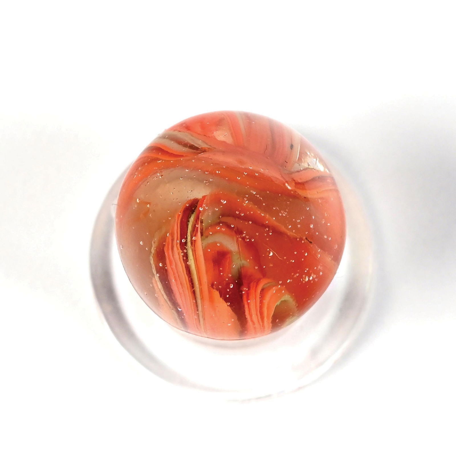 CHRISTENSEN AGATE CYCLONE MARBLE - 6