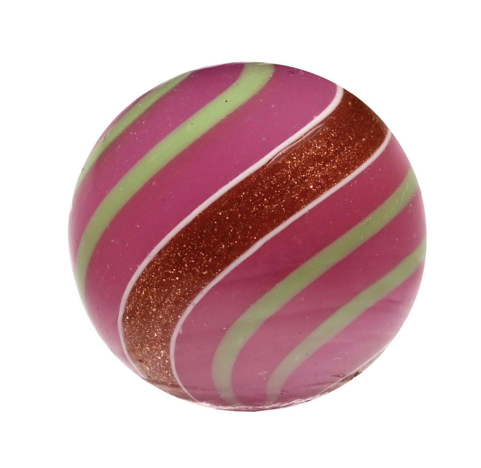 PINK OPAQUE BANDED LUTZ MARBLE (1 of 6)