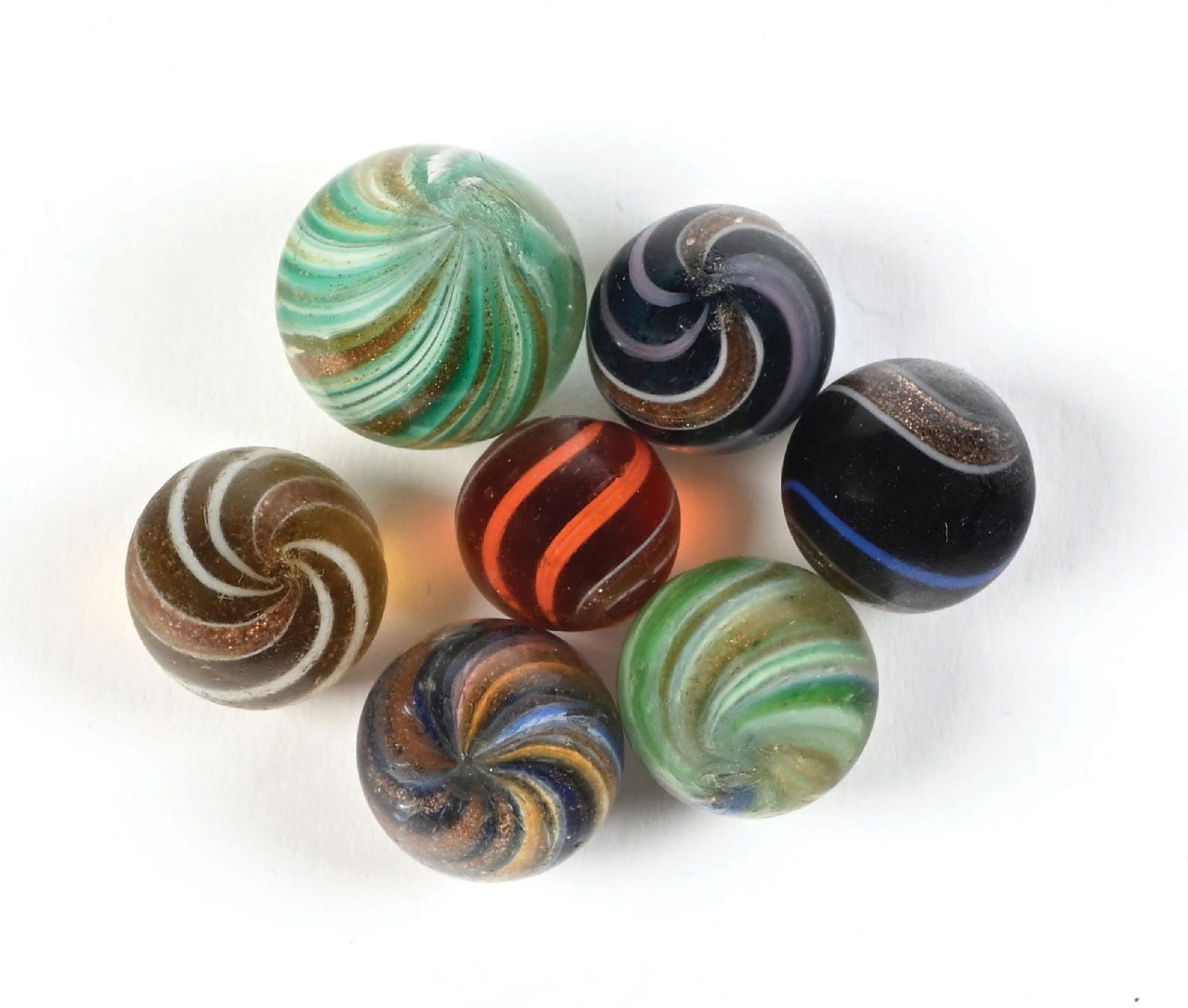 LOT OF 7: LUTZ MARBLES (1 of 1)