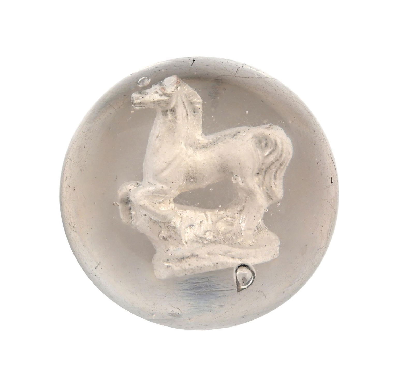 REARING HORSE SULPHIDE W/ DONUT HOLE (1 of 6)