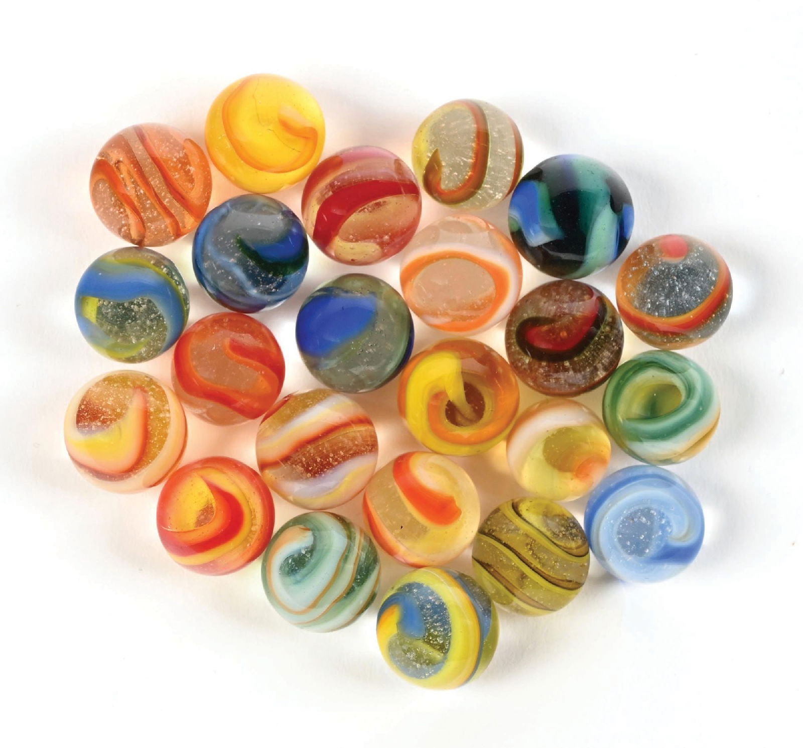 LOT OF 23: AKRO SNAKE MARBLES (1 of 1)