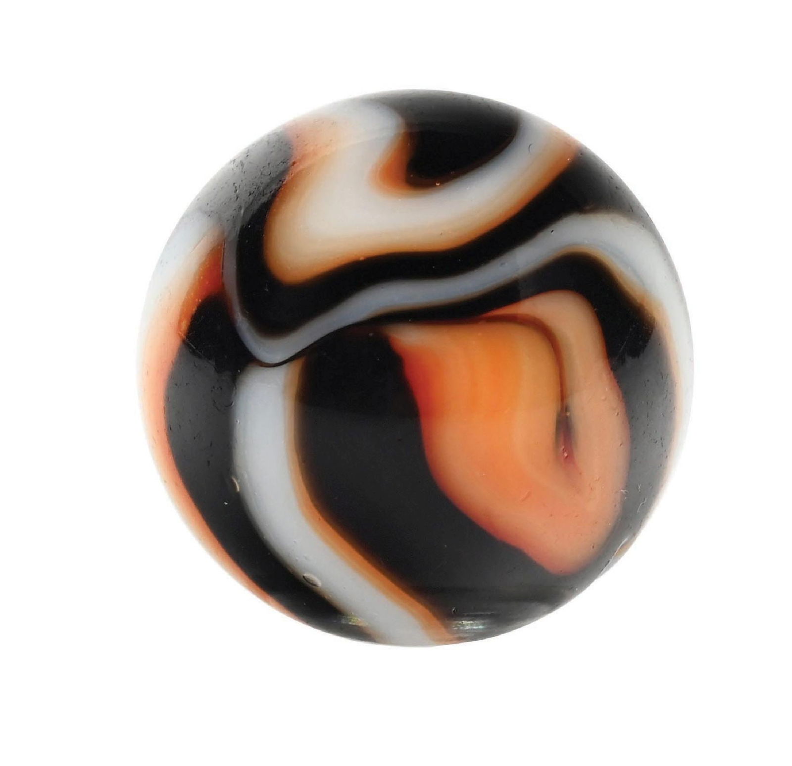 PELTIER NLR REBEL BLACK & ORANGE SWIRL MARBLE (1 of 6)