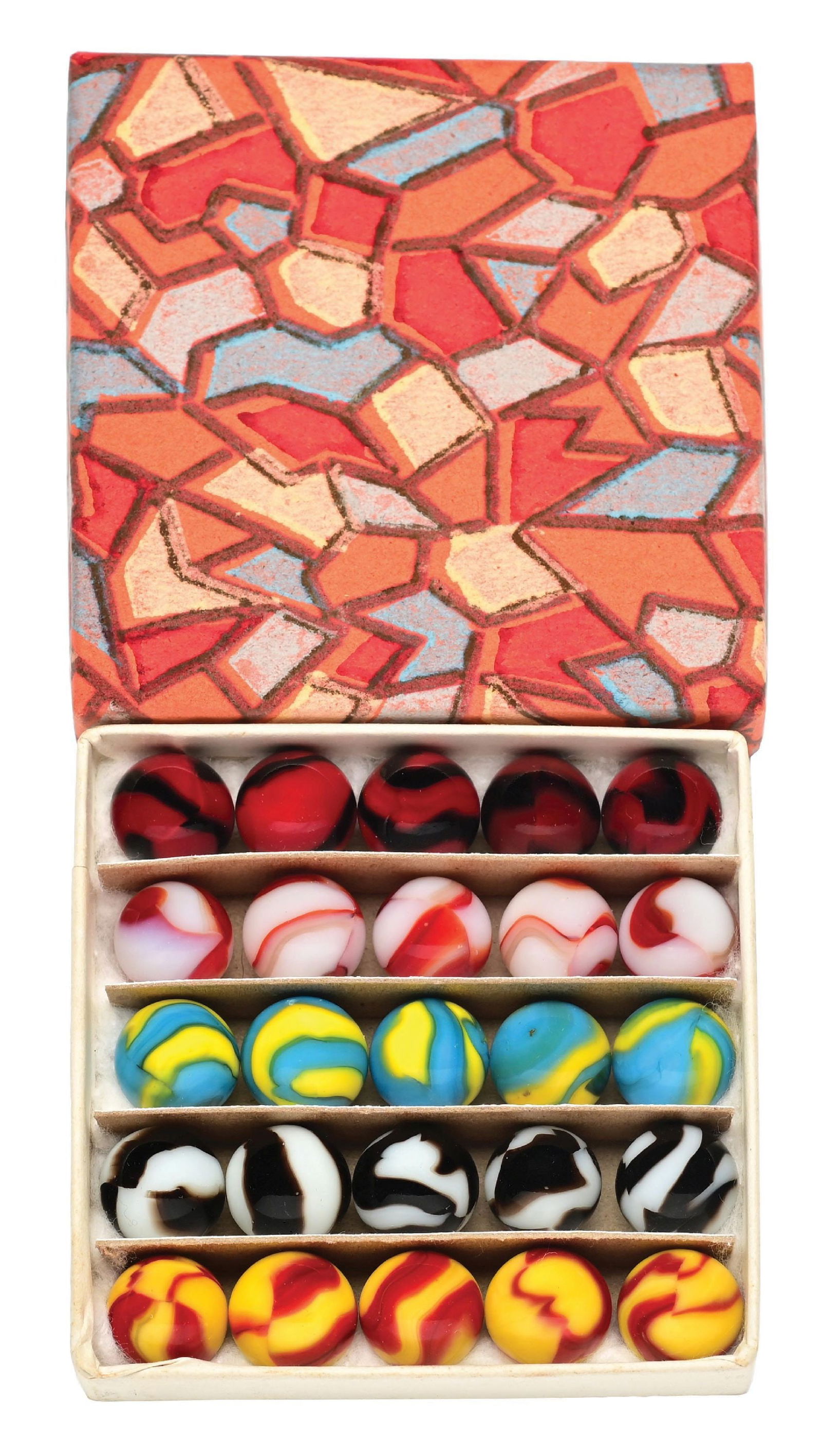 20-COUNT PELTIER RED STAIN GLASS BOX SET (1 of 6)