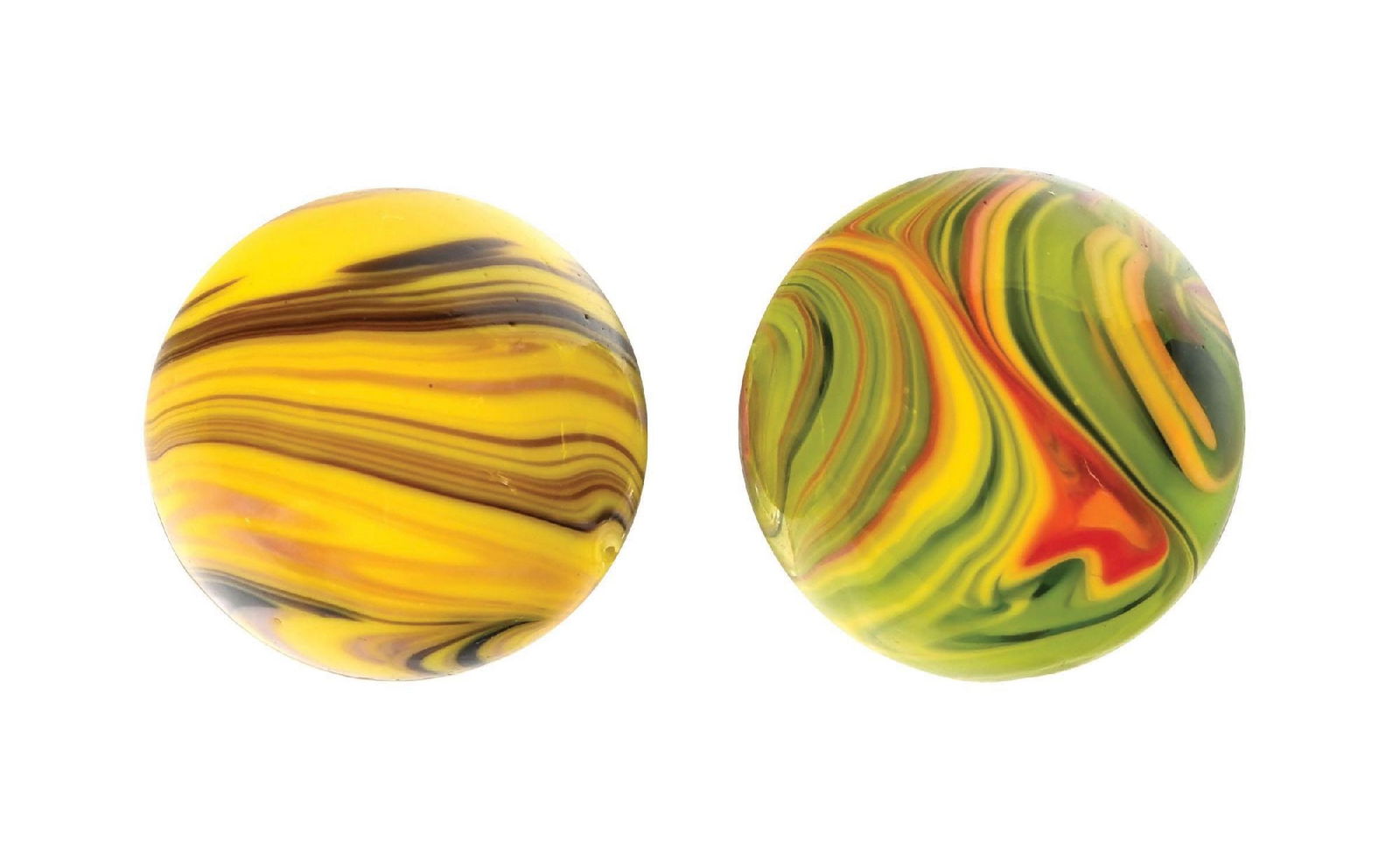 LOT OF 2: CHRISTENSEN AGATE MARBLES (1 of 6)