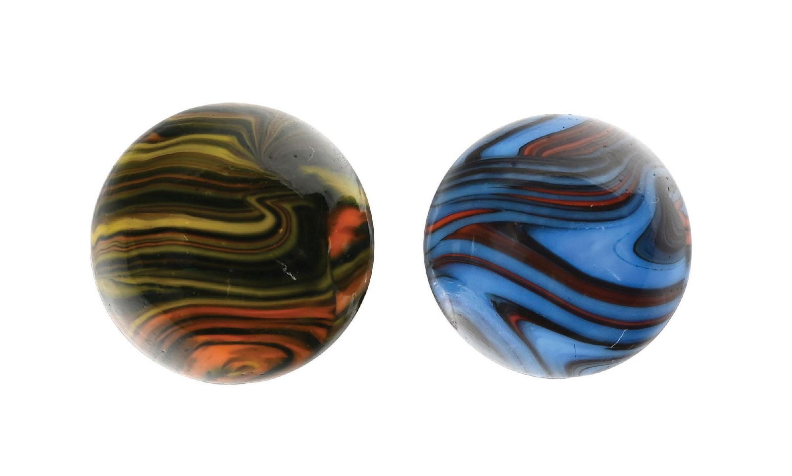 LOT OF 2: CHRISTENSEN AGATE MARBLES (1 of 6)