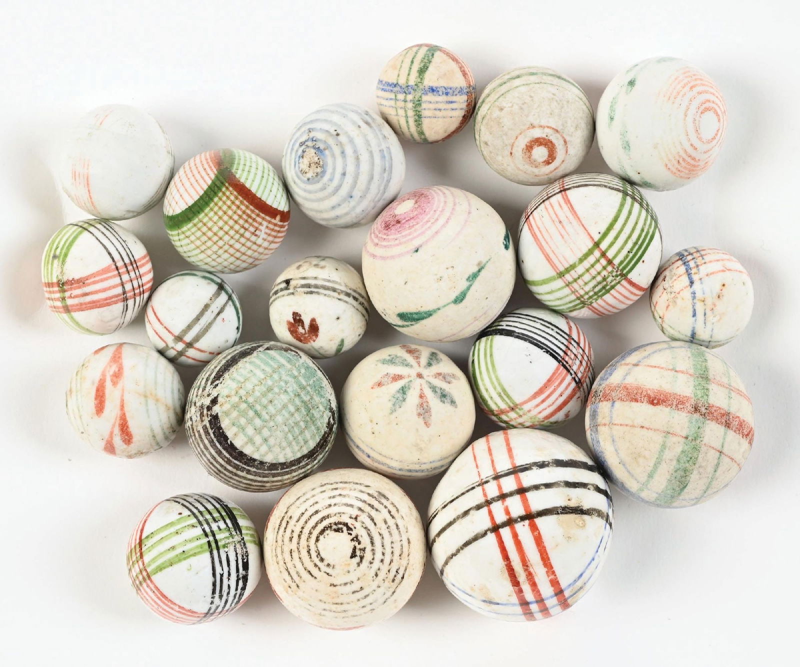 LOT OF 20: CHINA MARBLES (1 of 1)
