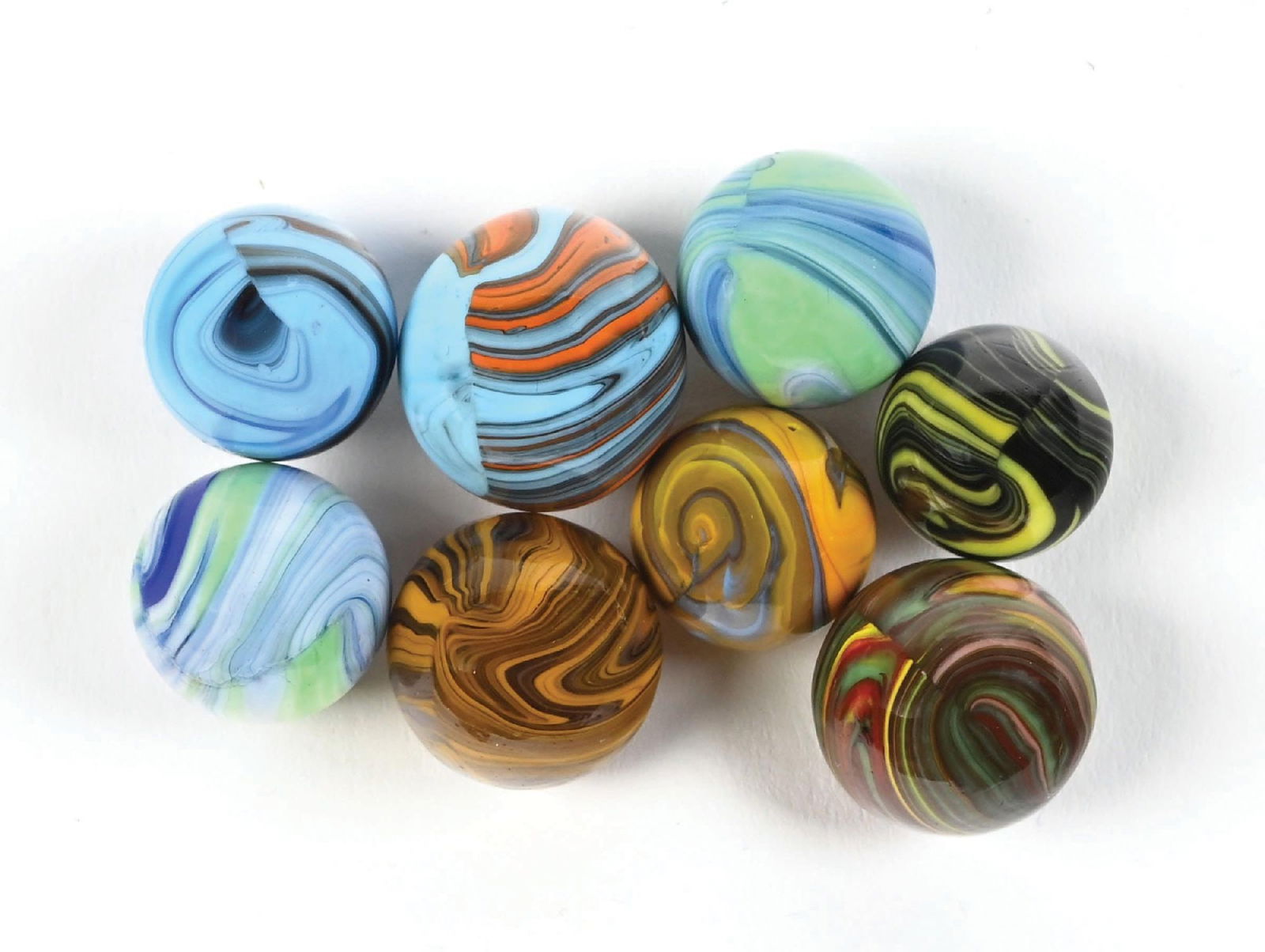LOT OF 8: CHRISTENSEN MARBLES (1 of 1)