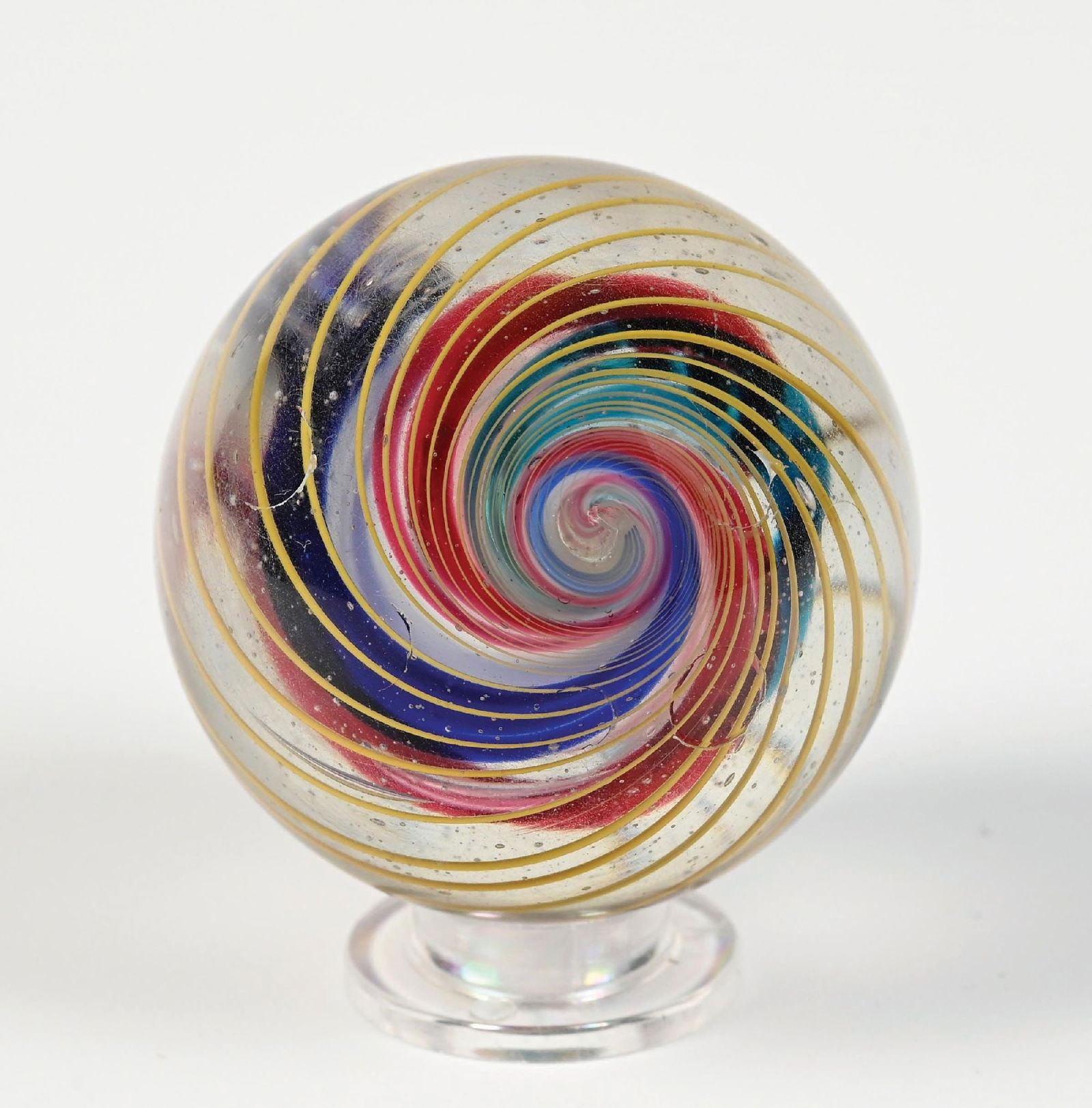 LARGE SOLID CORE SWIRL MARBLE - 5