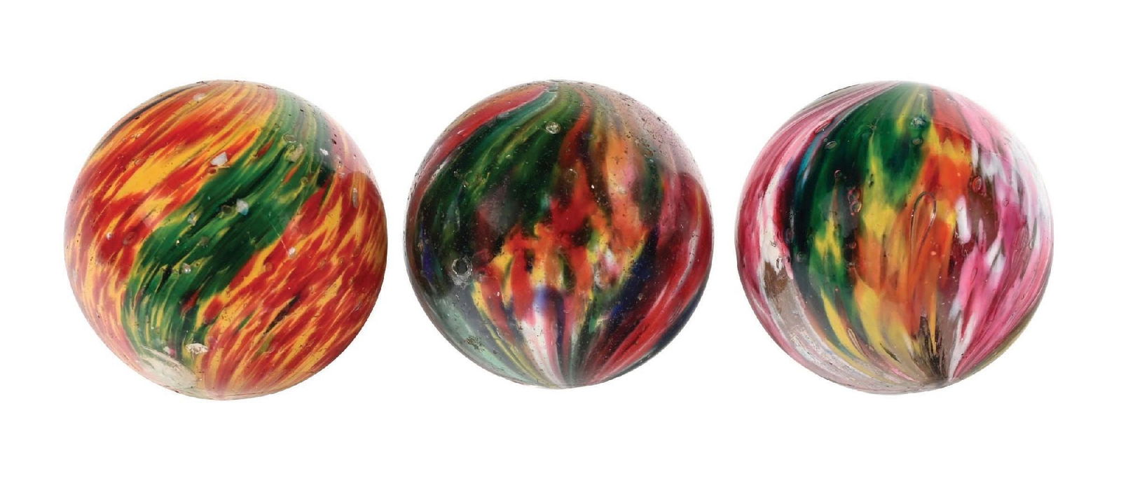 LOT OF 3: ONIONSKIN MARBLES (1 of 4)