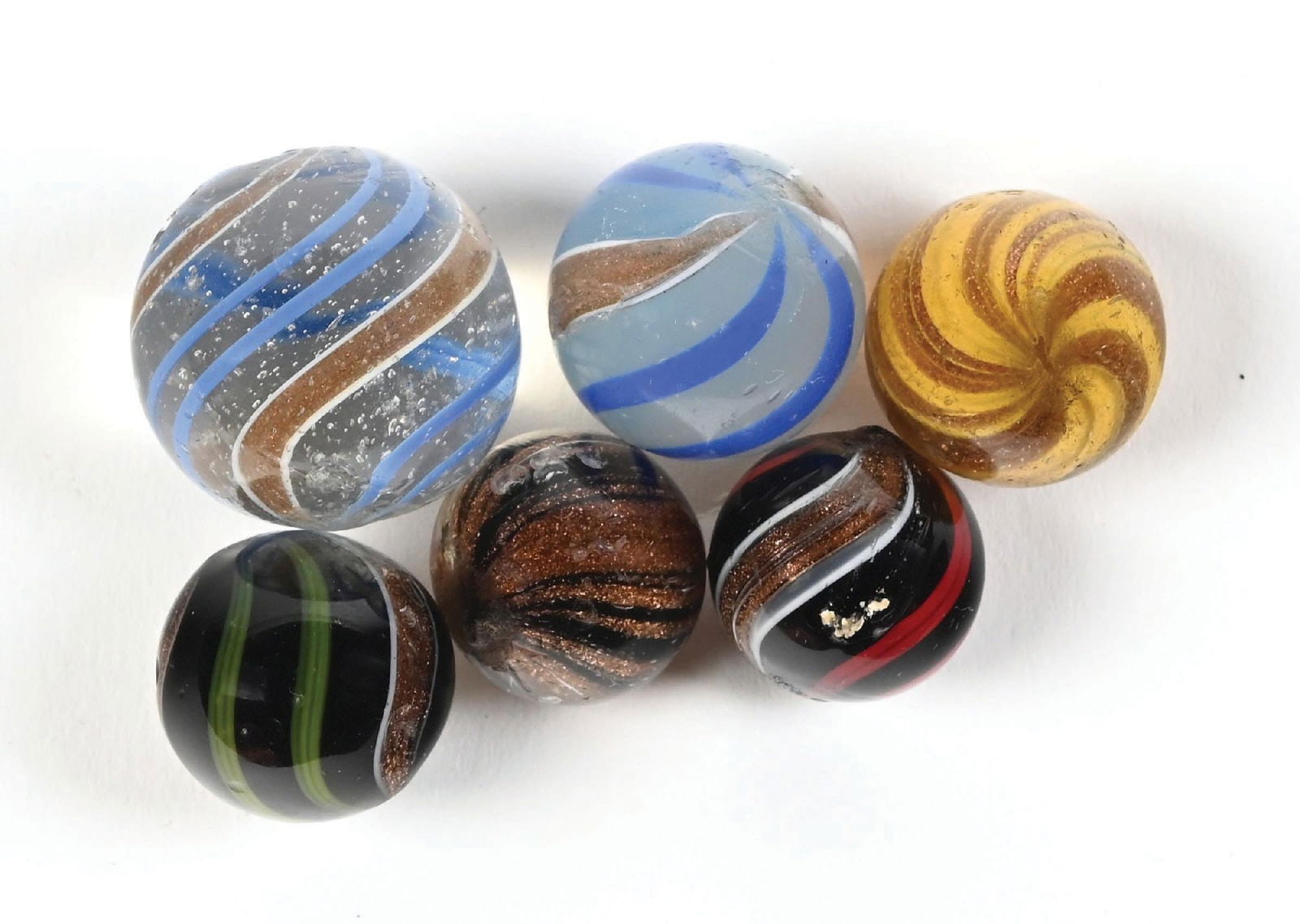 LOT OF 6: LUTZ MARBLES (1 of 1)