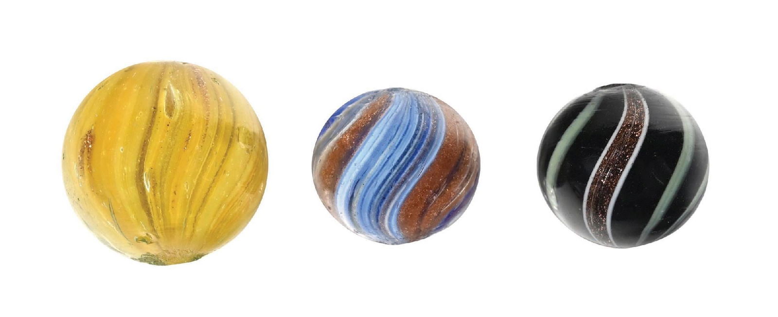 LOT OF 3: LUTZ MARBLES (1 of 6)