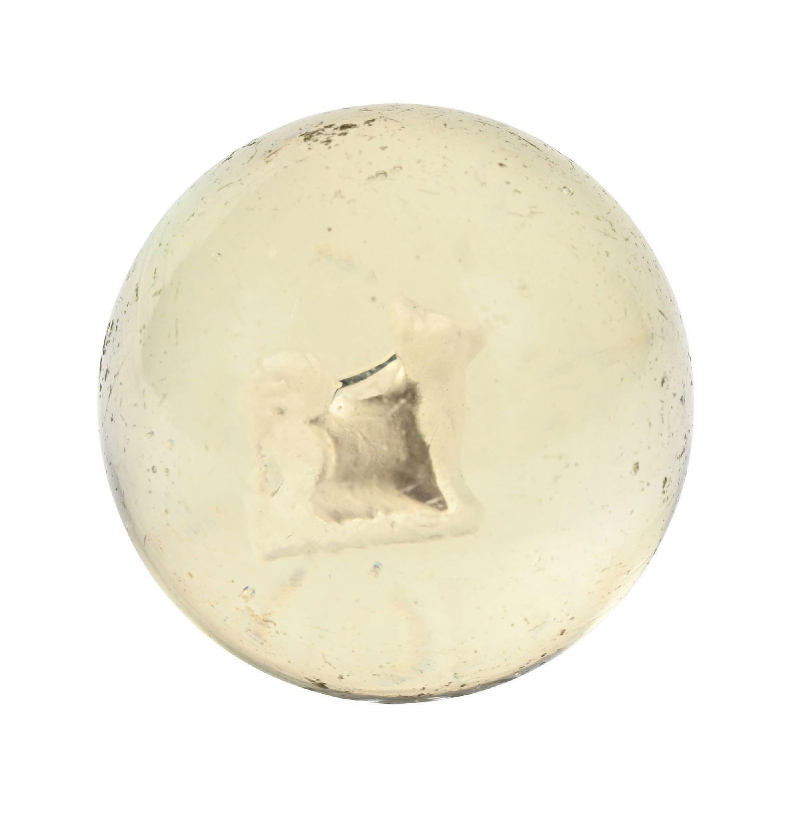 LARGE DOG SULPHIDE MARBLE (1 of 6)