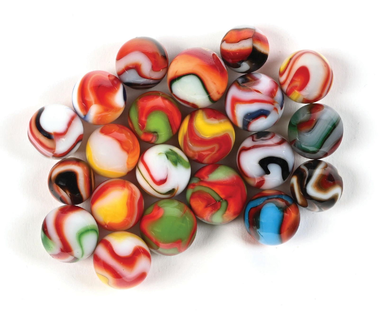LOT OF 21: PELTIER MARBLES (1 of 1)