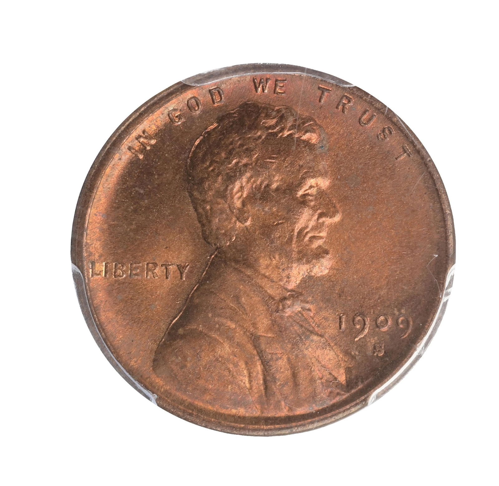 1909-S VDB 1C MS64RD PCGS: 1909-S VDB 1C MS64RD PCGS