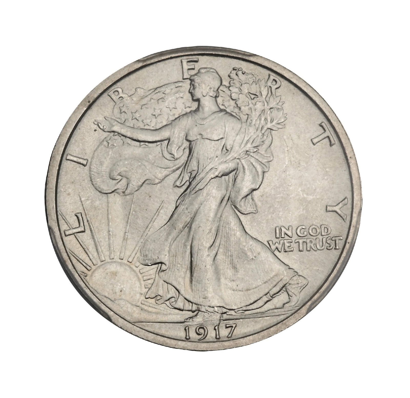 1917 50C MS64 PCGS: 1917 50C MS64 PCGS