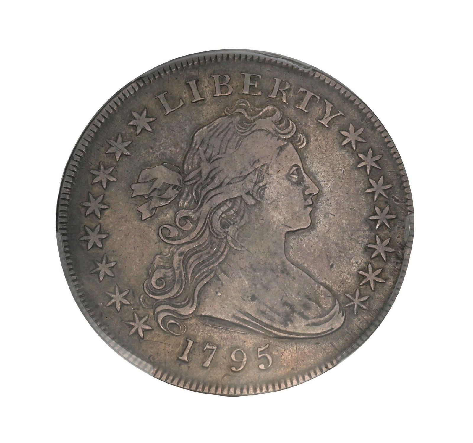 1795 $1 CENTERED DR BUST DOLLAR VF30 PCGS: 1795 $1 CENTERED DR BUST DOLLAR VF30 PCGS