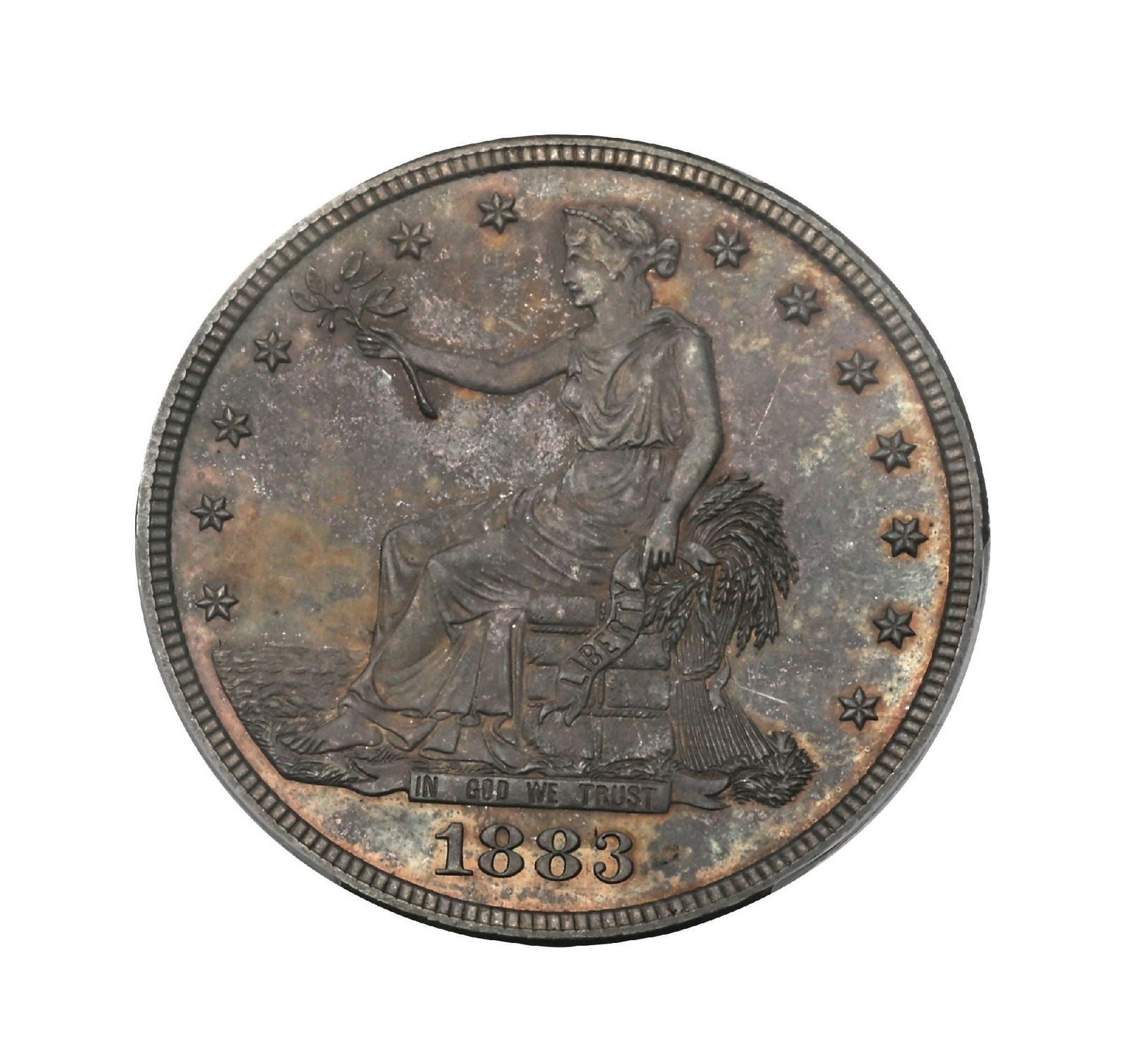 1883 T$1 PR64 PCGS: 1883 T$1 PR64 PCGS