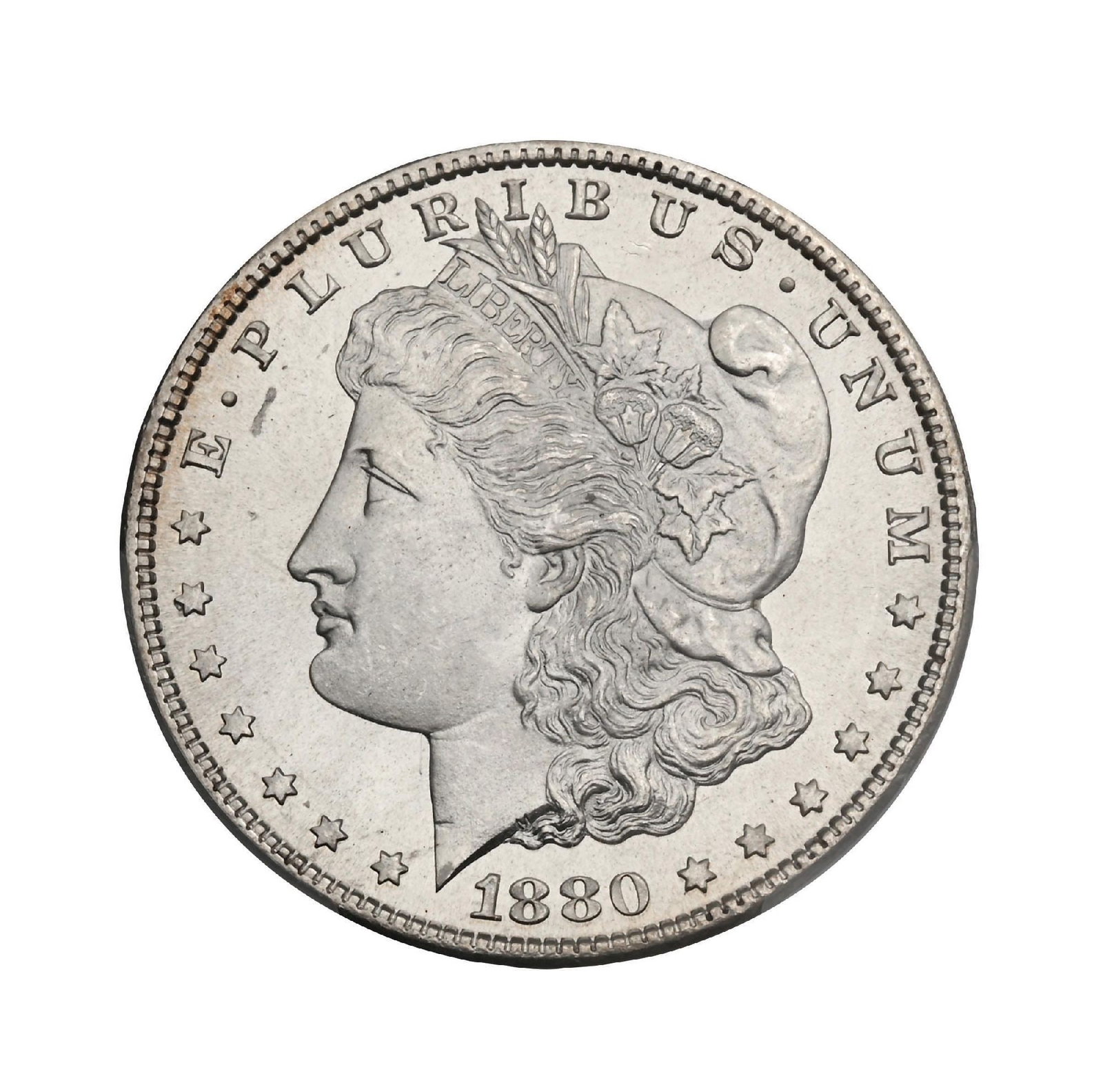 1880-S $1 MS67 PCGS. CAC. (1 of 4)