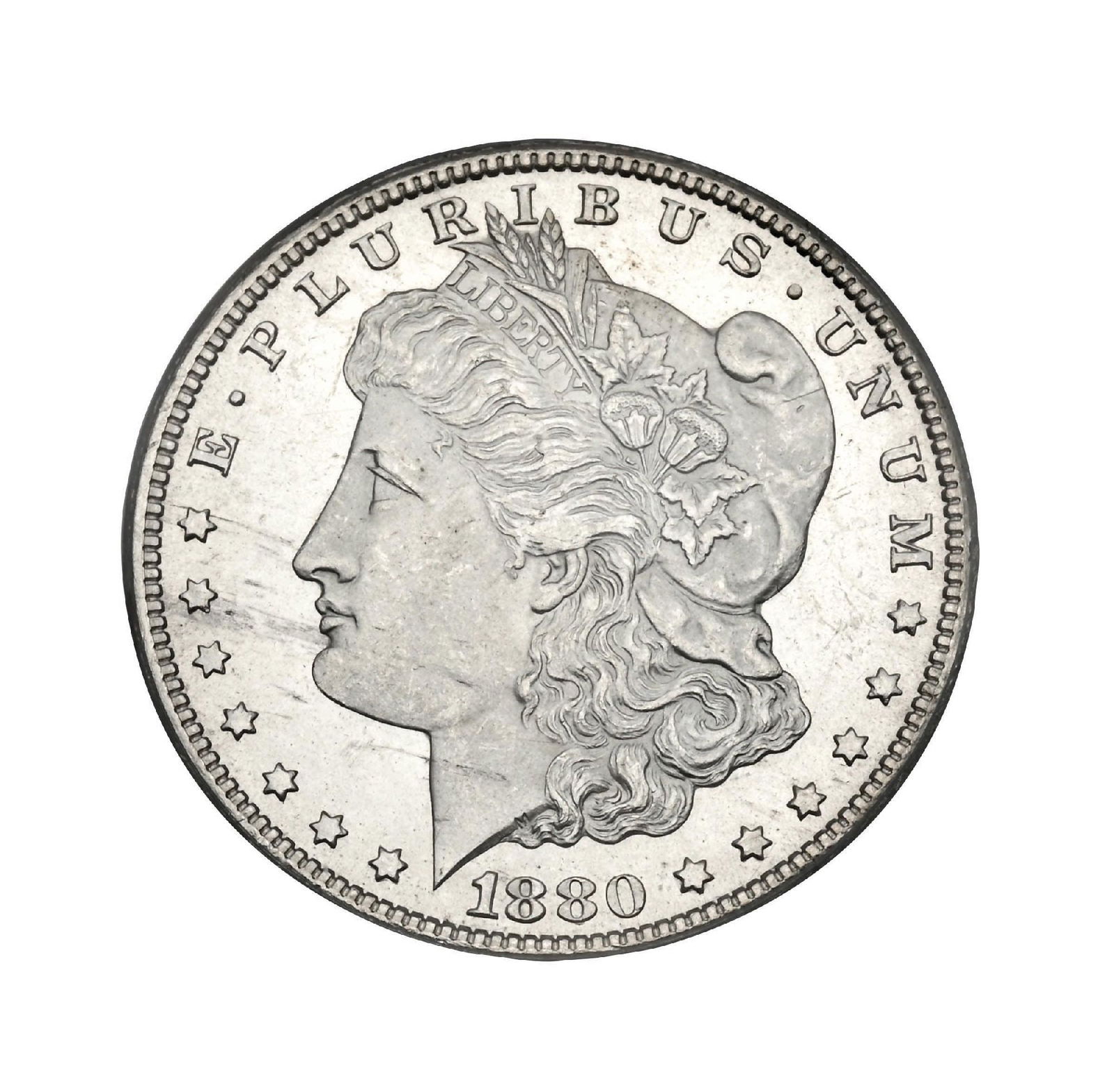 1880-CC $1 MS63 PCGS: 1880-CC $1 MS63 PCGS