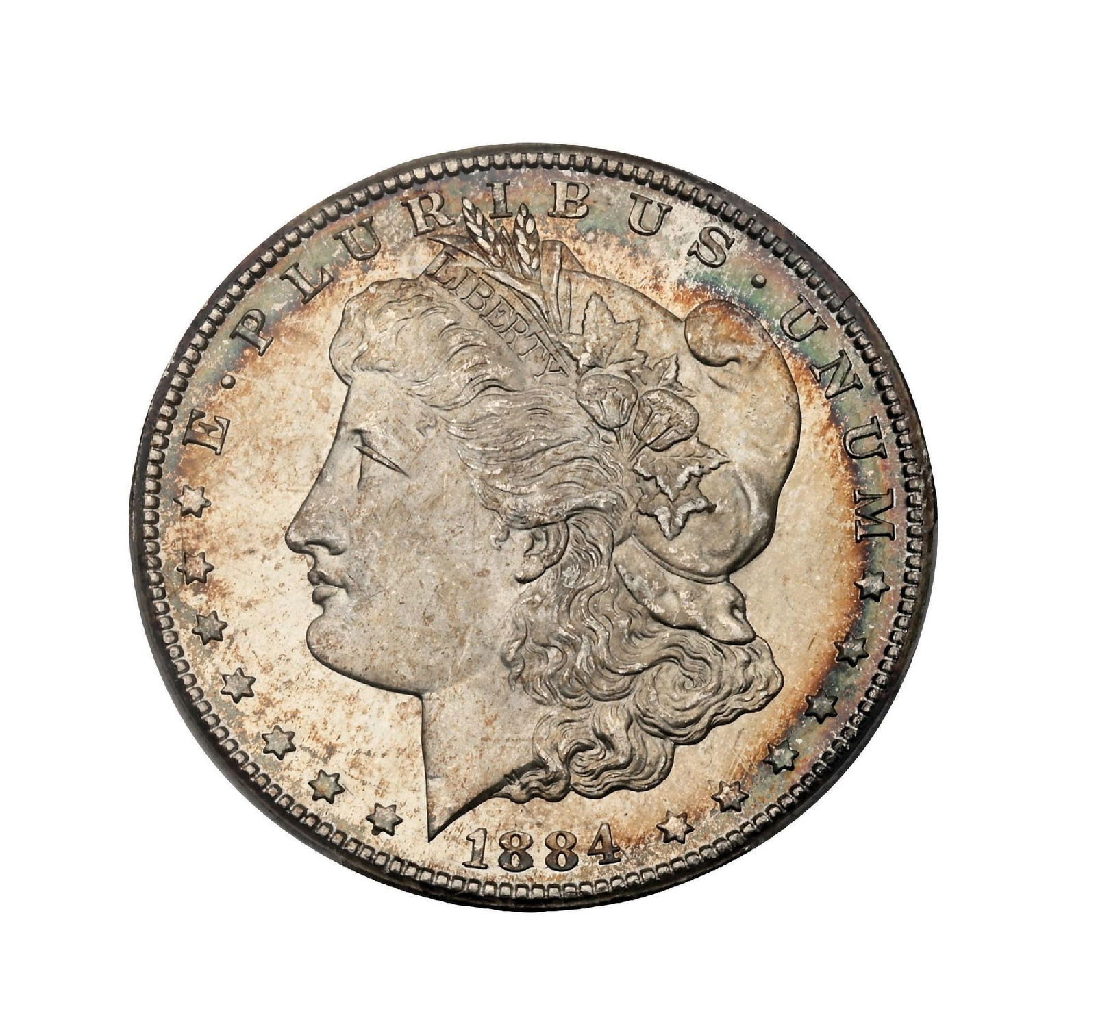 1884-CC $1 MS67 PCGS: 1884-CC $1 MS67 PCGS