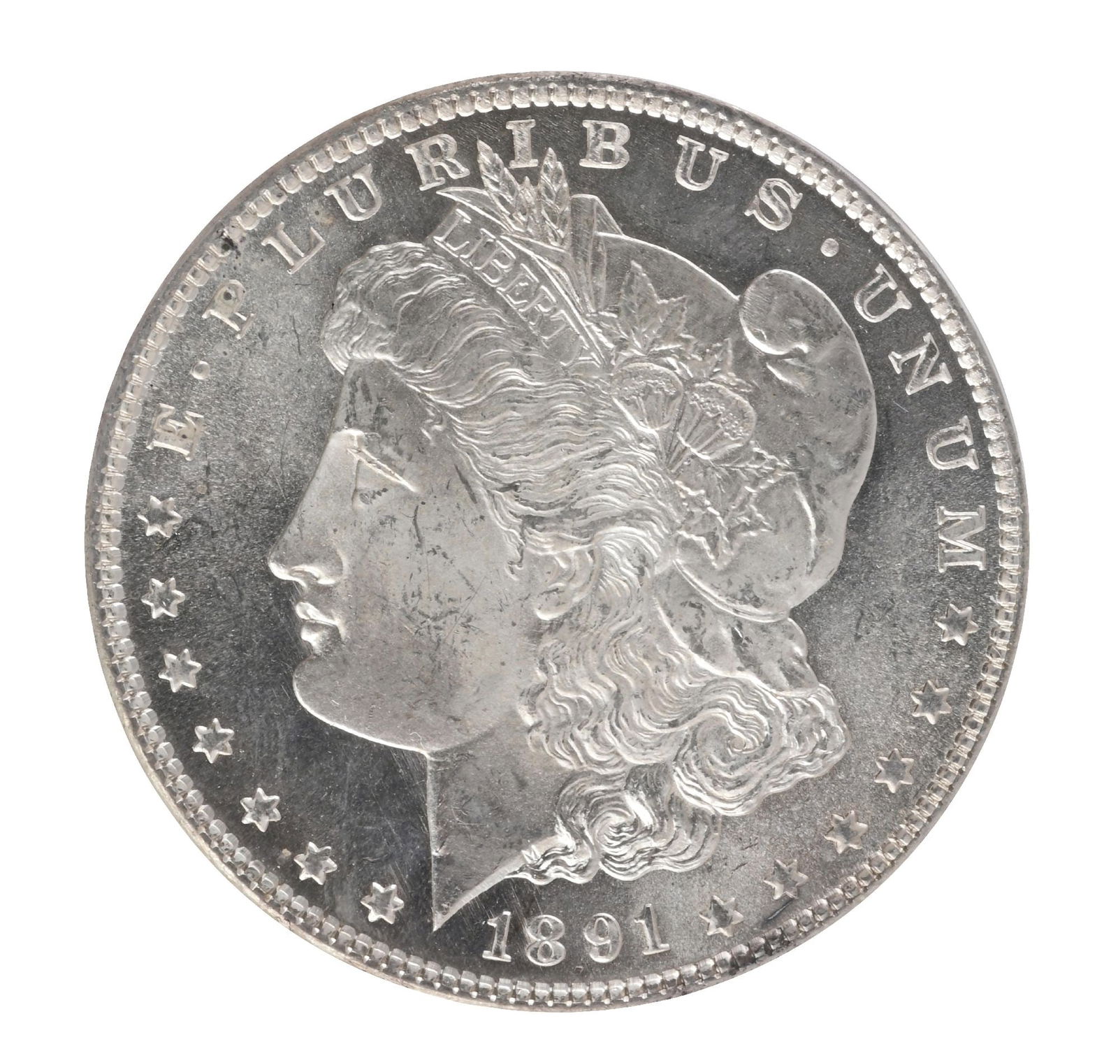 1891-S $1 MS64 PCGS: 1891-S $1 MS64 PCGS