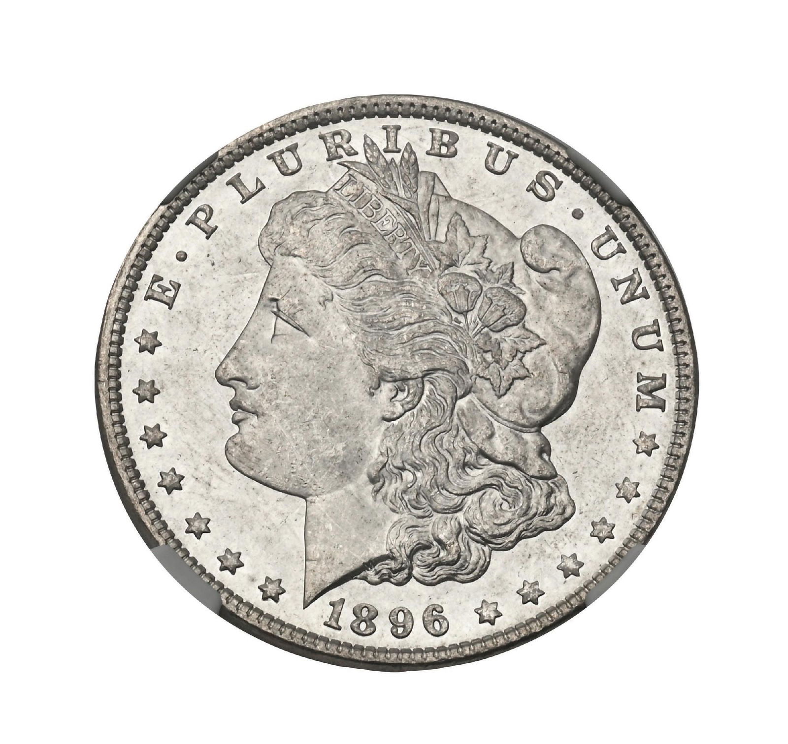 1896 $1 MS64+ PL NGC: 1896 $1 MS64+ PL NGC