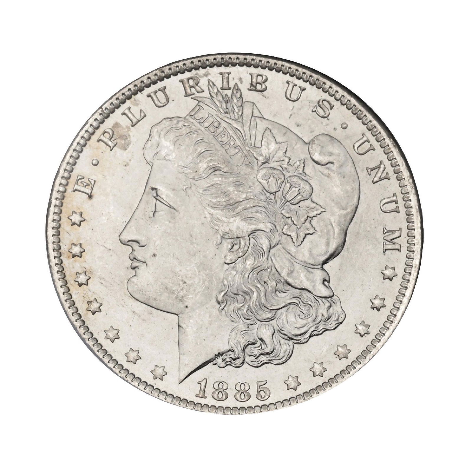 1885-O $1 MS-69 ANG: 1885-O $1 MS-69 ANG