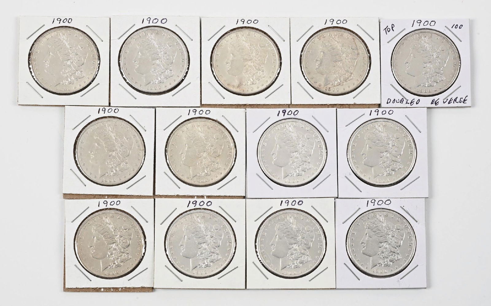 LOT OF 13 : 1900 $1: LOT OF 13 : 1900 $1