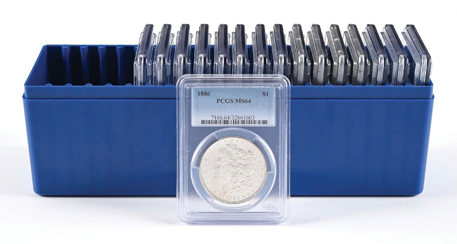 16 $1 MS62 AND MS64 PCGS: 2014-W $5 PR69DCAM BASEBALL HALL OF FAME GOLD COIN PCGS Dimensions: Case: 9" x 2 - 3/4" x 3 - 1/2".