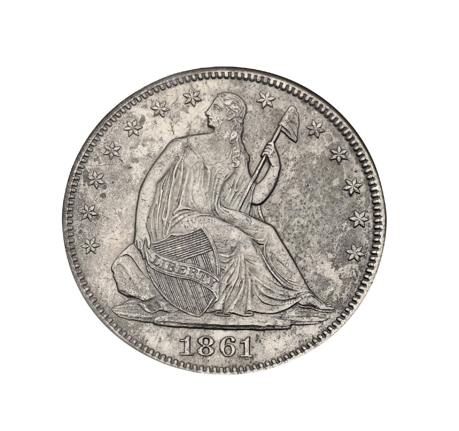 1861 50C SS REPUBLIC SHIPWRECK EFFECT (C) UNC: 1861 50C SS REPUBLIC SHIPWRECK EFFECT (C) UNC