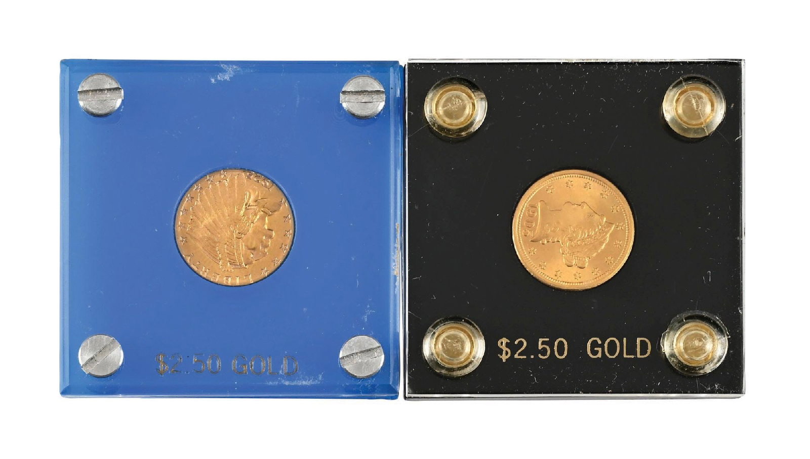 1905 $2 1/2 & 1925 $2 1/2 COINS (1 of 6)