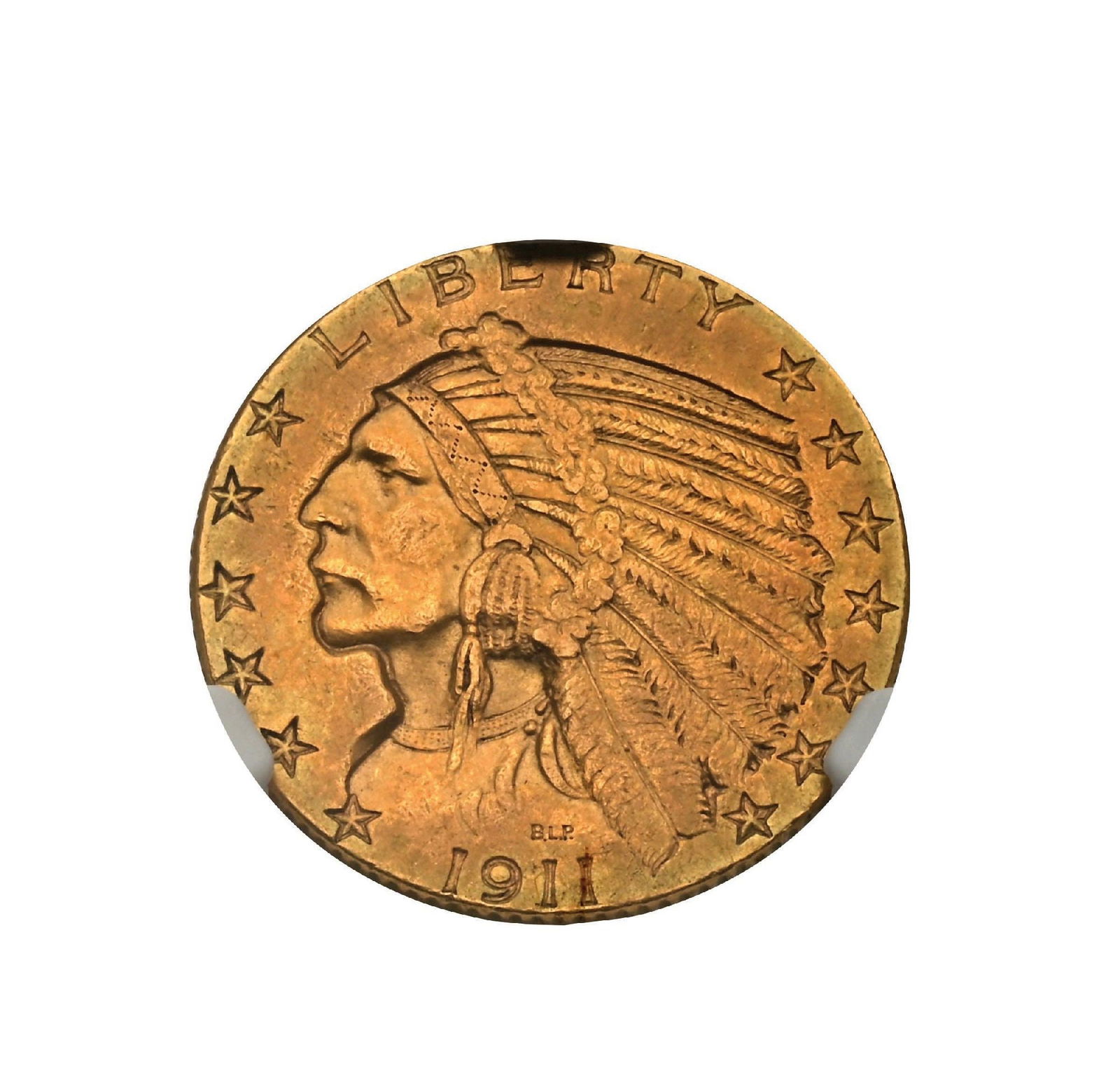 1911-D $5 AU58 NGC: 1911-D $5 AU58 NGC