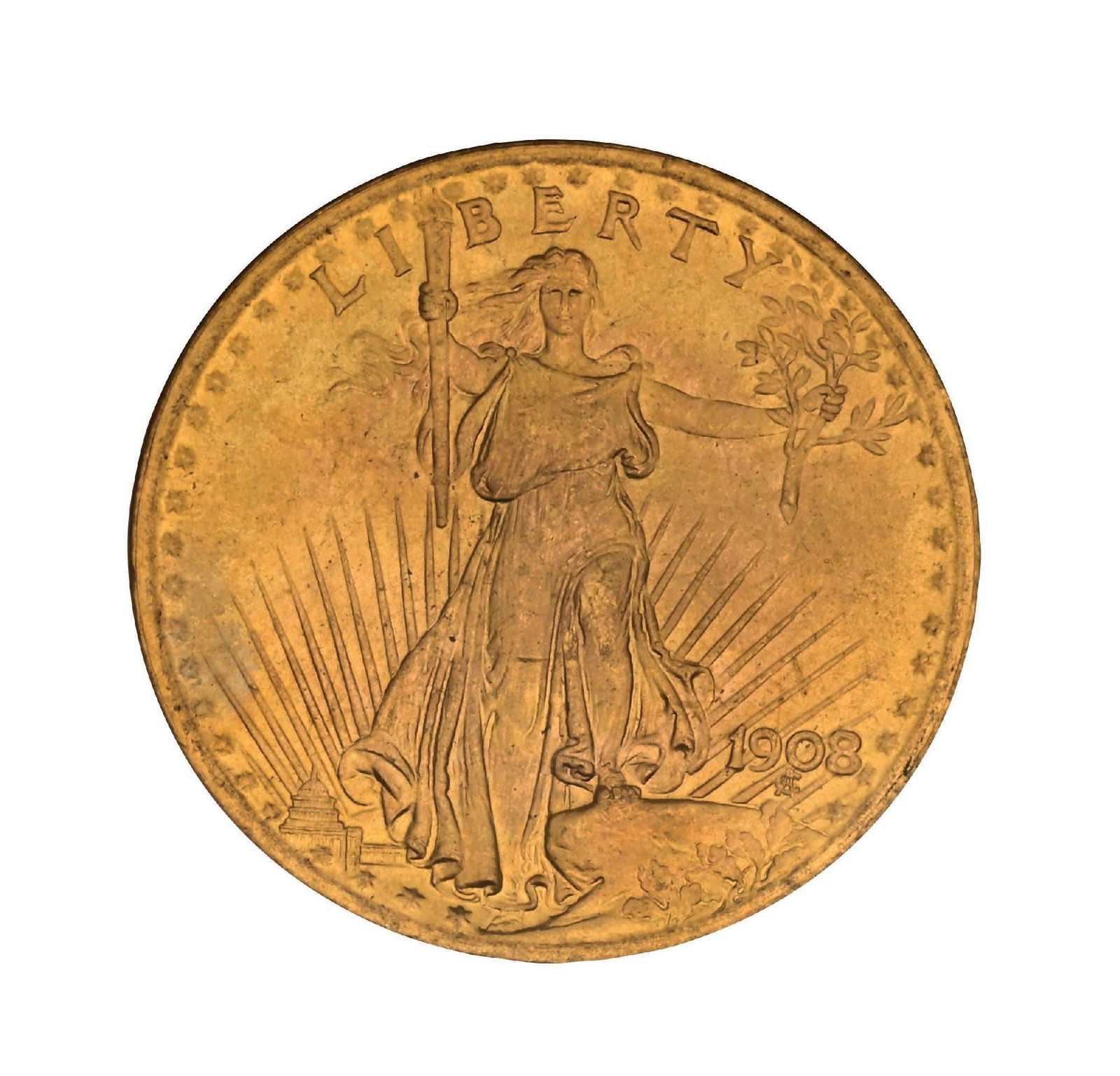 1908NM $20 MS67: 1908NM $20 MS67