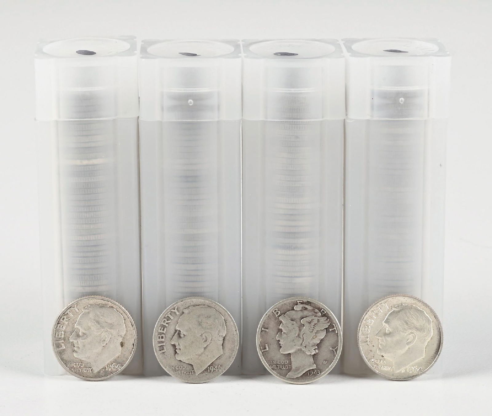 4 ROLLS OF SILVER DIMES: This remarkable 1856-S Liberty Head $20 Double Eagle is a shipwreck-recovered treasure from the legendary S.S. Central America, widely known as the “Ship of Gold.” Struck at the San Franci