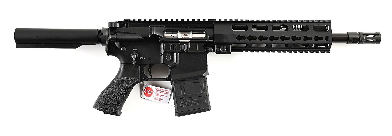 (M) AS NEW HAENEL CR223 SEMI-AUTOMATIC PISTOL. (1 of 10)