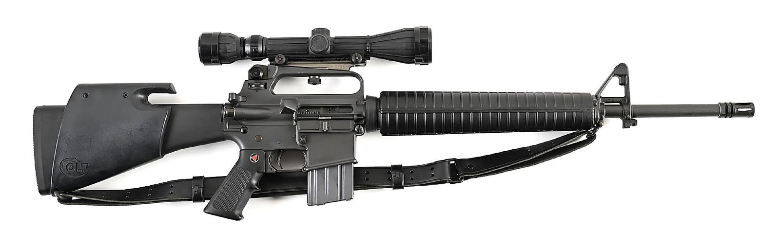 (M) SCARCE PRE-BAN COLT AR-15A2 MATCH DELTA HBAR SEMI-AUTOMATIC RIFLE WITH CASE AND ACCESSORIES. (1 of 12)