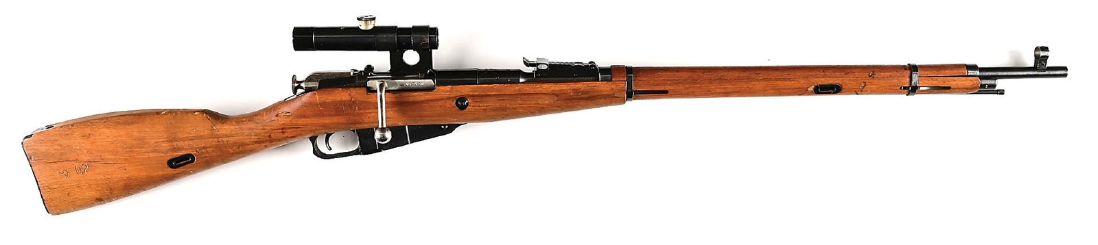 (C) HUNGARIAN 91/30 M52 7.62X54MMR BOLT ACTION SNIPER RIFLE. (1 of 14)