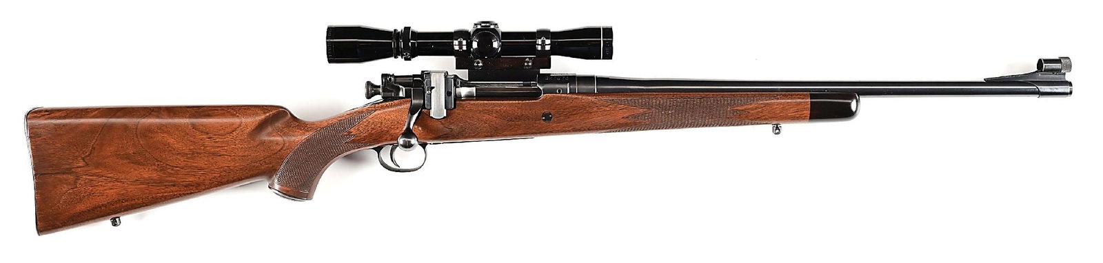 (C) CUSTOM SPRINGFIELD 1903 BOLT ACTION SPORTING CARBINE CHAMBERED IN 35 WHELEN. (1 of 8)