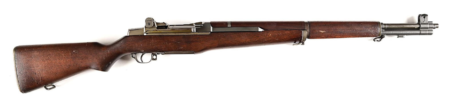 (C) DOCUMENTED U.S. SPRINGFIELD SA-52 M1C GARAND SEMI AUTOMATIC SNIPER RIFLE: Originally manufactured circa March 1945, this example falls into the known range for WWII M1C production: 3,250,00-3,790,000. Rifle was rebuilt for the Korean War and is marked with the desirable 1 y