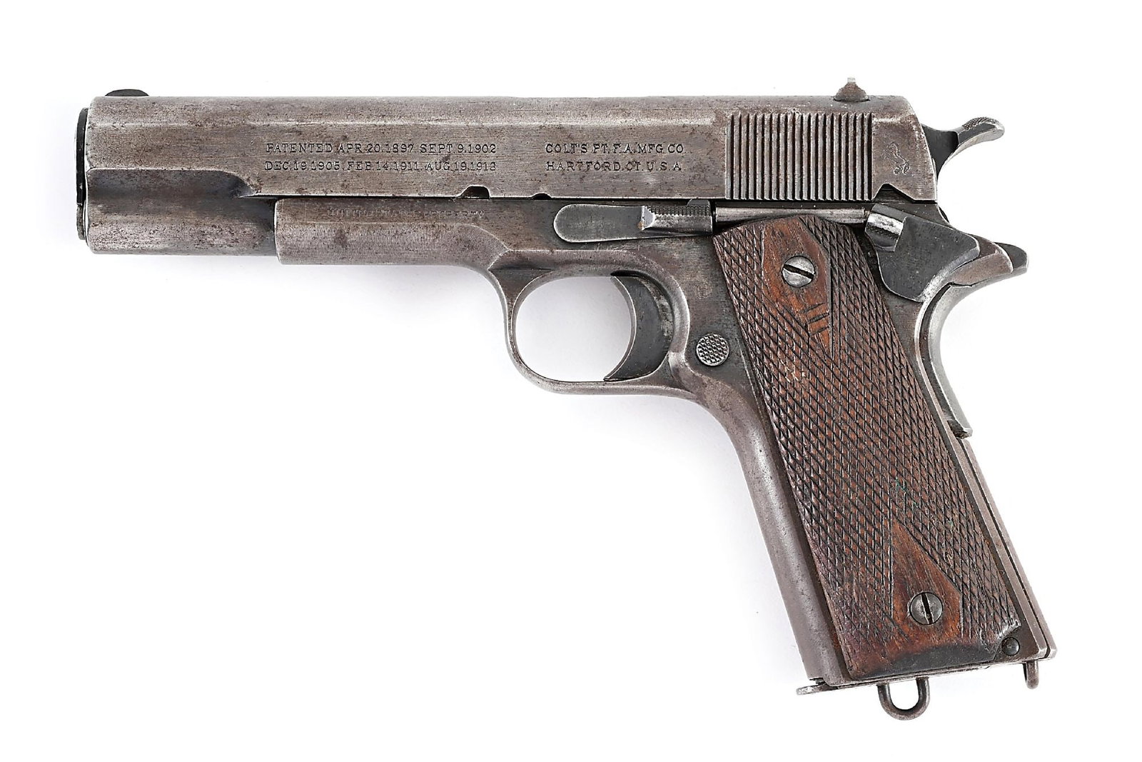 (C) 1916 U.S.M.C. SHIPPED US COLT MODEL 1911 SEMI-AUTOMATIC PISTOL. (1 of 10)