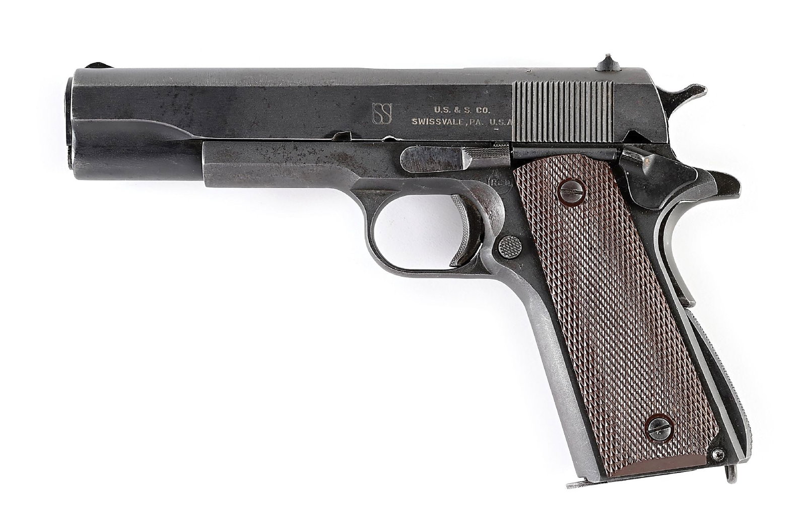 (C) UNION SWITCH AND SIGNAL M1911A1 .45 ACP SEMI-AUTOMATIC PISTOL. (1 of 7)