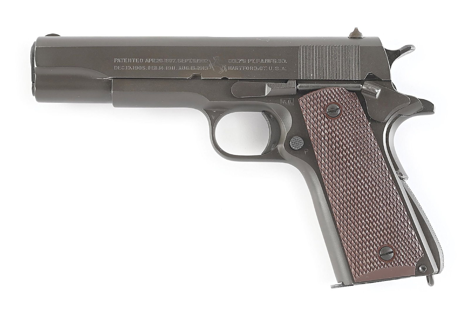 (C) STUNNING WB INSPECTED COLT MODEL 1911A1 SEMI-AUTOMATIC PISTOL. (1 of 6)