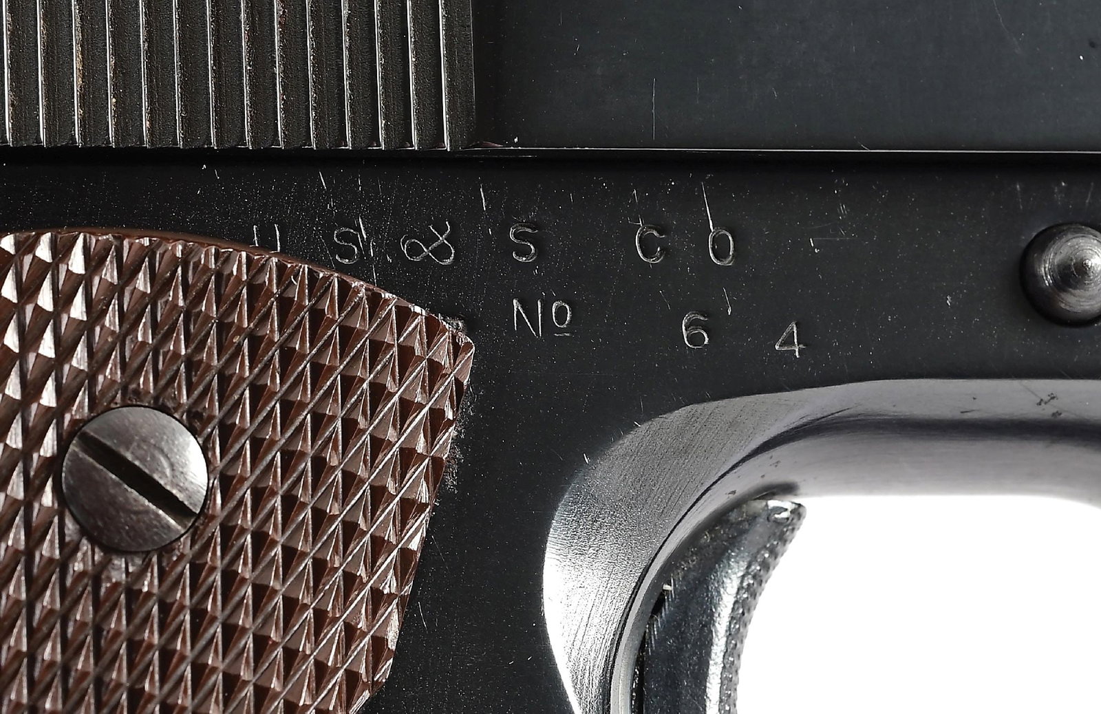 (C) PREPRODUCTION TOOL ROOM UNION SWITCH AND SIGNAL 1911A1 SEMI-AUTOMATIC PISTOL. - 5