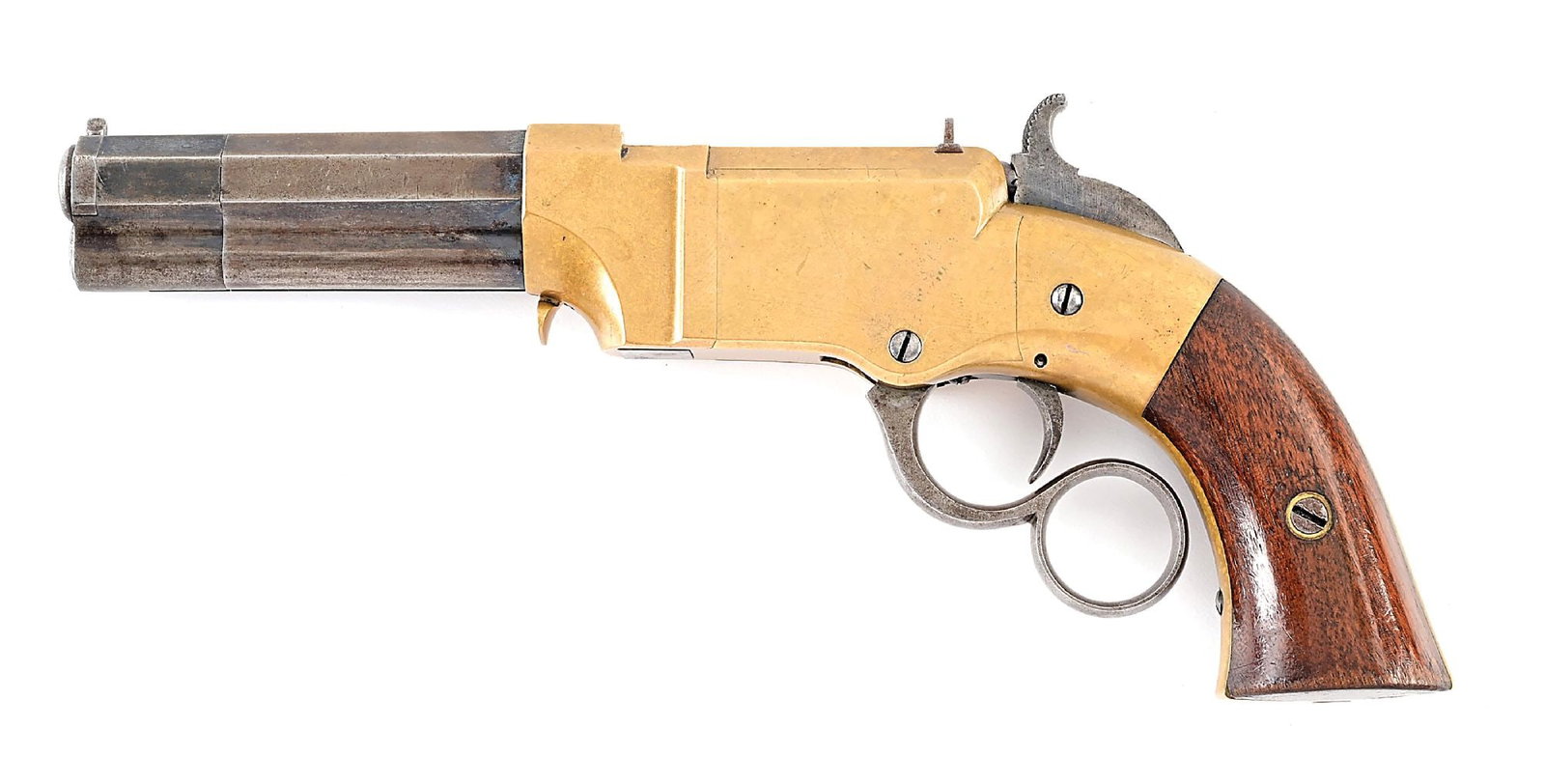(A) VOLCANIC ARMS NO. 1 POCKET LEVER ACTION PISTOL. (1 of 8)