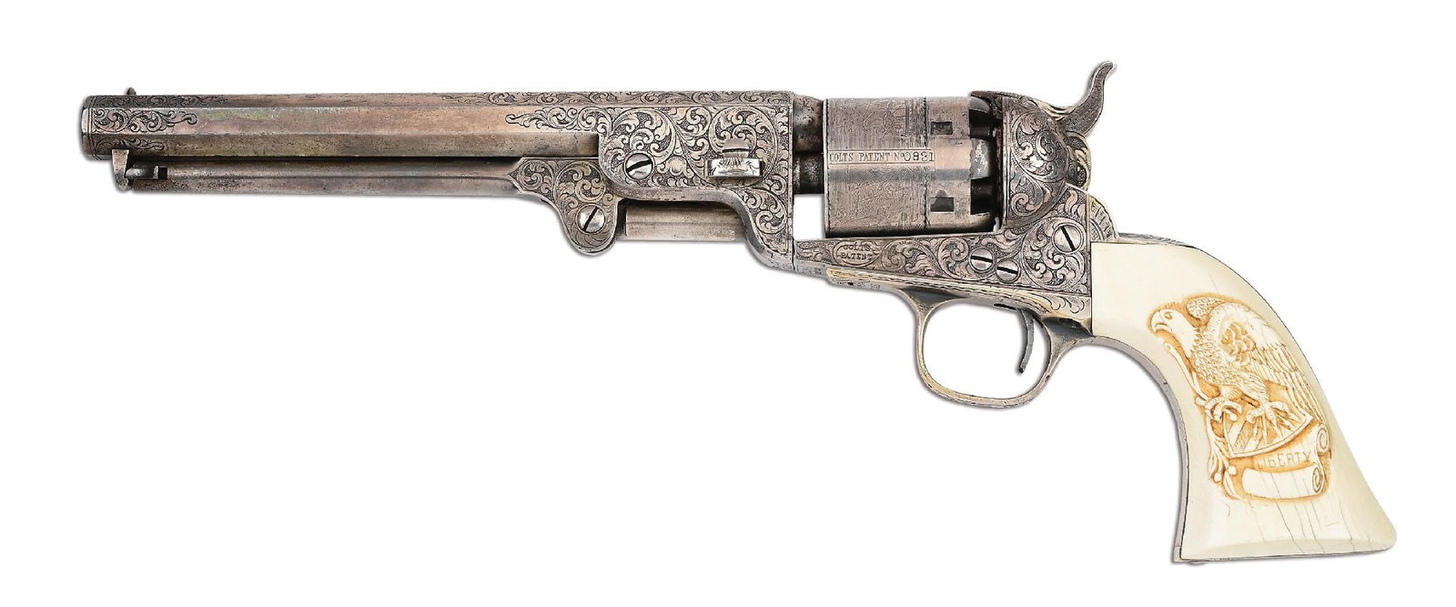 (A) HISTORICALLY IMPORTANT COLT 1851 NAVY PRESENTED TO BRIGADIER GENERAL J.R. ANDERSON OF THE (1 of 19)