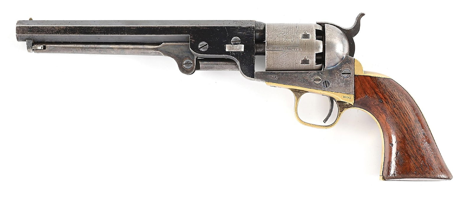 (A) FINE COLT MODEL 1851 NAVY PERCUSSION REVOLER. (1 of 12)