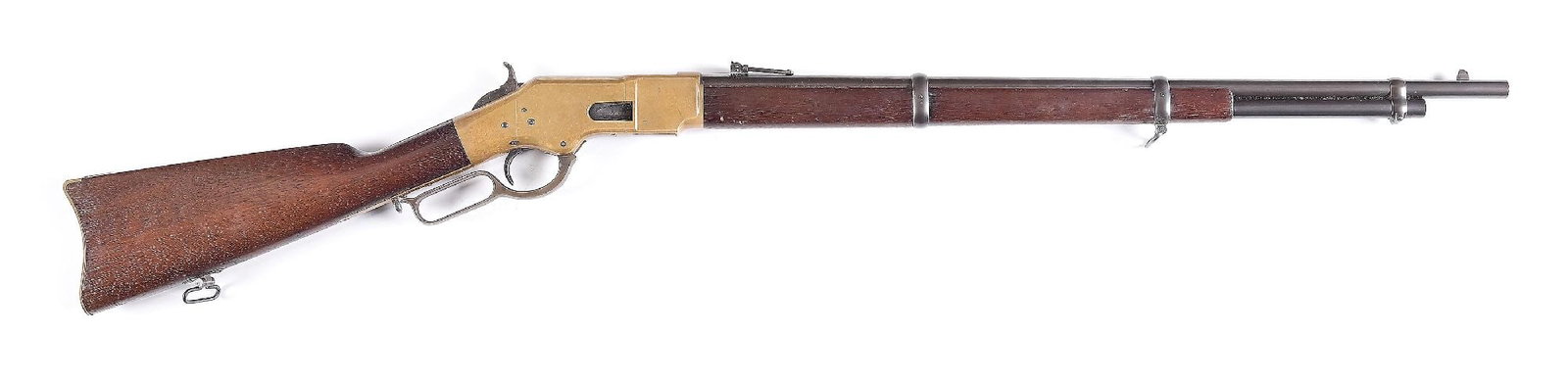 (A) WINCHESTER MODEL 1866 LEVER ACTION MUSKET INSCRIBED "F.D. LEE. VA." (1 of 9)
