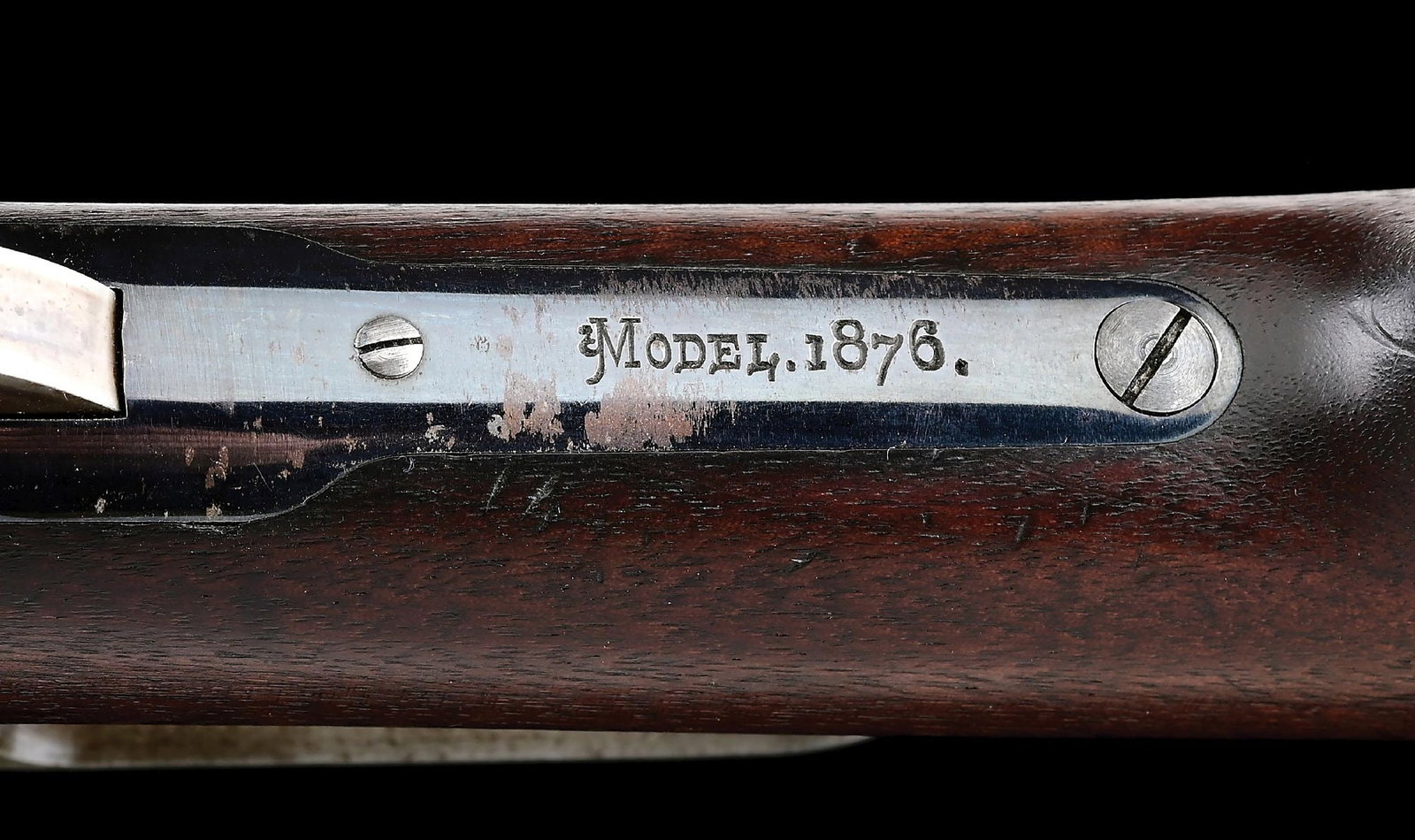 (A) TREMENDOUS WINCHESTER 1876 .50 EXPRESS LEVER ACTION RIFLE WITH FACTORY LETTER. - 10